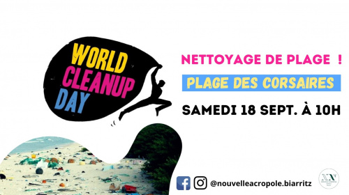 WORLD CLEAN-UP DAY : RDV à la plage des Corsaires !