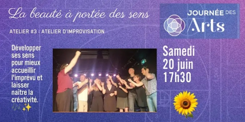 Journée des arts #2 : Atelier d'improvisation