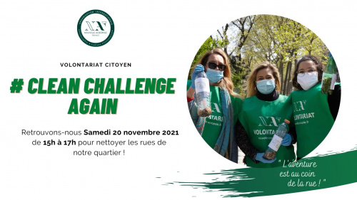 Volontariat Citoyen : Clean Challenge Again ! 